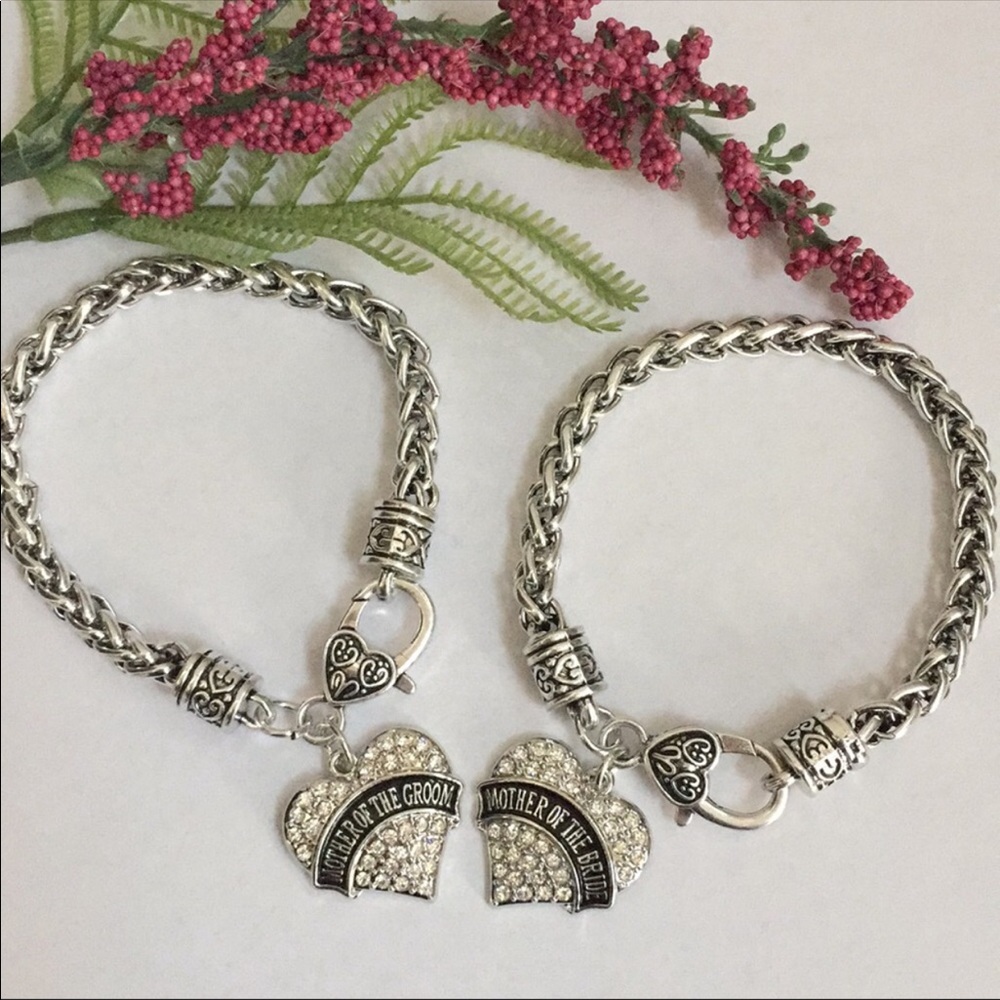 2 bracelets for mother of the bride and groom